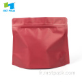 Diamond Pocket Zipper Dypack Coffee Stand Up Pouch